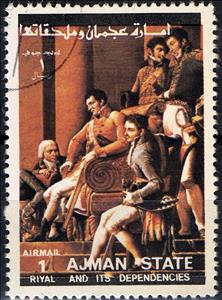 Stamp, Napoleon, Ajman,  