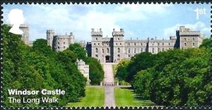 Stamp, The Long Walk, United Kingdom of Great Britain & Northern Ireland,  , Castles
