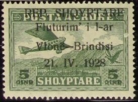 Airplane Crossing Mountains, overprinted