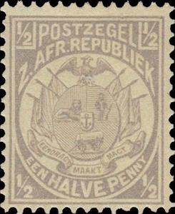 Stamp, Wagon with One Shaft, South Africa - States and Colonies,  , Coats of Arms, Flags