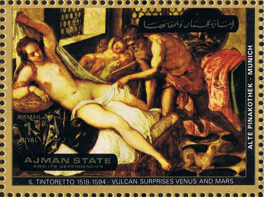 Il Tintoretto 1518-1594 - Vulcan Surprises Venus and Mars