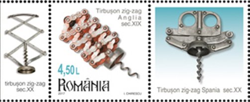 Stamp, British zig-zag corkscrew (19th cent.), Romania,  , Tools
