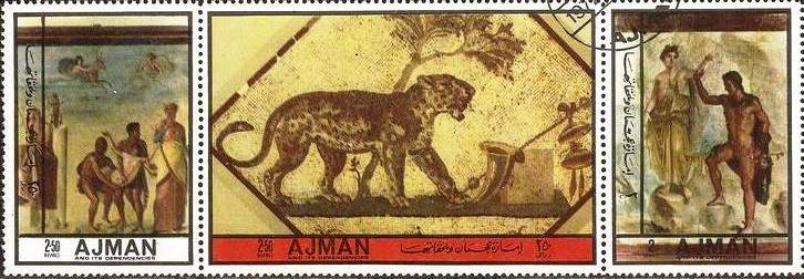 Ancient art strip