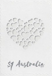Stamp, Heart, Australia,  , Hearts, Love