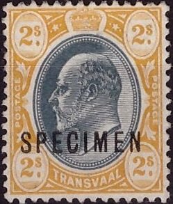 Edward VII, overprinted