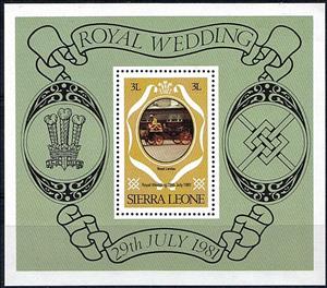 Souvenir Sheet, Royal landau, Sierra Leone,  , Royalty