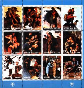 Mini Sheet, Scouting, Cinderellas,  , Scouting