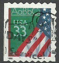 Stamp, Floag over Chalkboard, United States of America,  , Flags