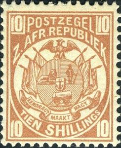 Stamp, Wagon with One Shaft, South Africa - States and Colonies,  , Coats of Arms, Flags
