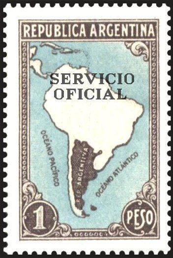 Map of South America without borderlines, ovpt.