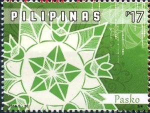 Stamp, Star lantern, Philippines,  , Christmas