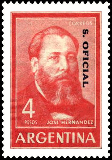 José Hernandez (1834-1886), ovpt.