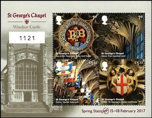 Souvenir Sheet, Spring Stampex 2017, London, United Kingdom of Great Britain & Northern Ireland,  , Churches - Cathedrals - Basilicas - Chapels