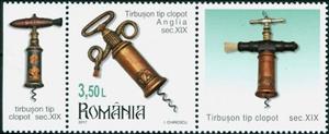 Stamp, British barrel corkscrew (19th cent.), Romania,  , Tools