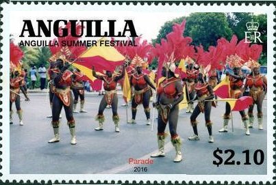 Stamp, Parade, Anguilla,  , Festivals