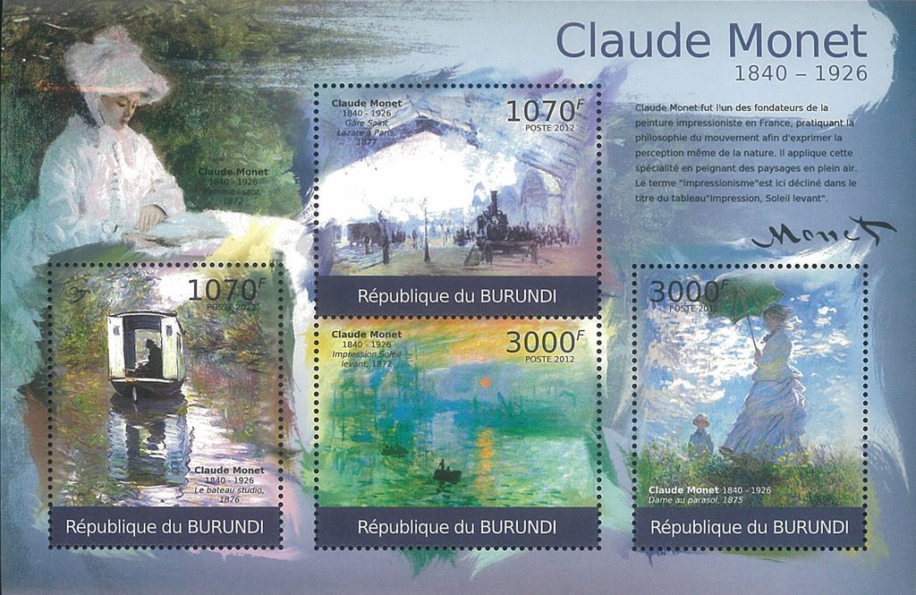 Paintings of the Claudet Monet