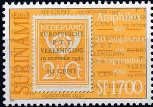 Stamp, Details of Netherland stamp MiNr 404, Suriname,  , Philatelic Exhibitions, Stamps