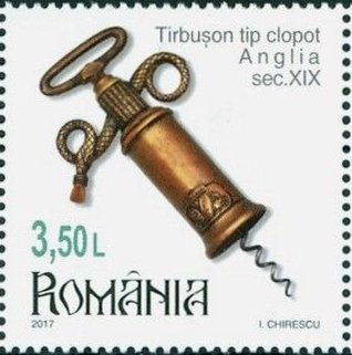 British barrel corkscrew (19th cent.)
