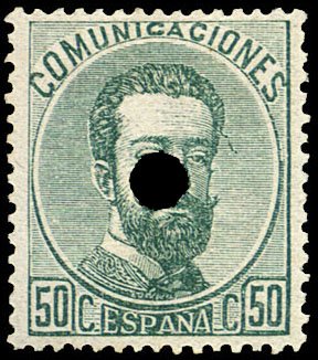 Stamp, Amadeo I, Spain,  , Famous People, Heads of State, Kings, Men, Royalty