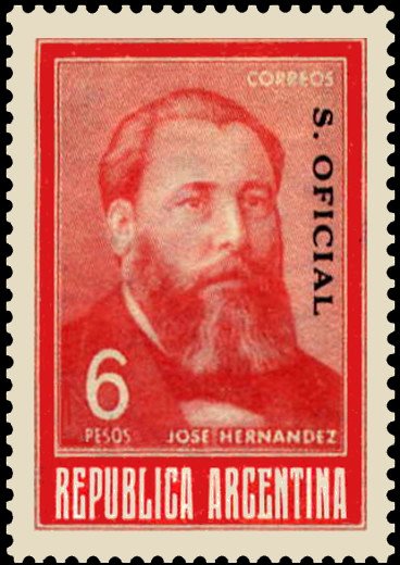 José Hernandez (1834-1886), ovpt.