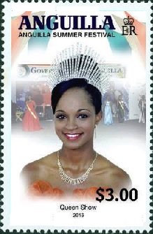 Stamp, Queen Show, Anguilla,  , Festivals