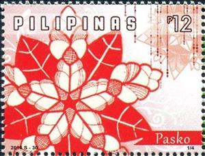 Stamp, Star lantern, Philippines,  , Christmas