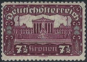 Stamp, Parliament Building, Austria,  , Buildings, Government Buildings, Parliaments