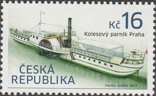 Paddle steamer Prague