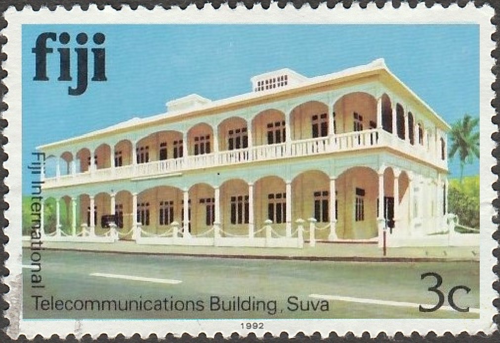 Telecommunication Building, Suva - imprinted 1992