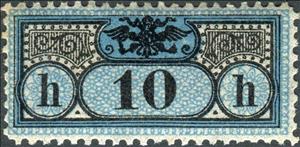 Stamp, Court delivery stamp, Austria,  , Coats of Arms, Numbers