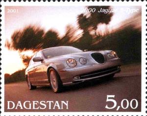 Stamp, Jaguar S-Type 2000, Cinderellas,  , Cars