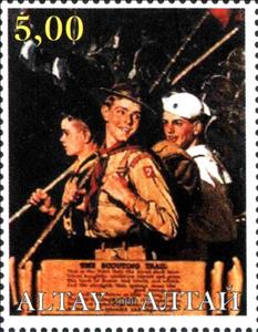 Stamp, Scouting, Cinderellas,  , Scouting