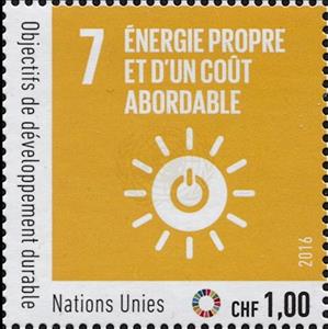 Stamp, 7 - Affordable and clean energy, UNO Geneva,  , Energy Conservation