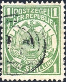 Stamp, Wagon with One Shaft, South Africa - States and Colonies,  , Coats of Arms, Flags