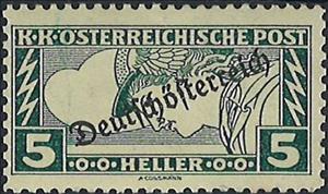 Stamp, Mercurius, Austria,  , Gods and goddesses, Mythology