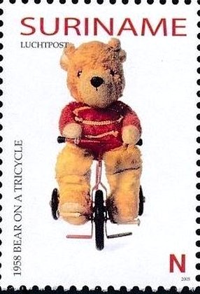 1958 Bear on a Tricycle