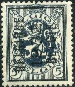 Stamp, Precanceled Heraldic Lion, Belgium,  , Coats of Arms, Heraldic Animals, Лев