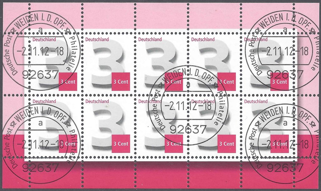 Numeral 3 - Kleinbogen