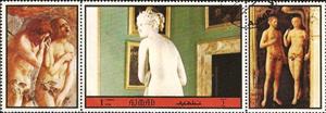 Stamp, Venus by Canova, Ajman,  , Sculptures
