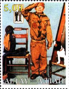 Stamp, Scouting, Cinderellas,  , Scouting