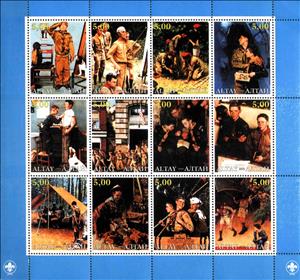 Mini Sheet, Scouting, Cinderellas,  , Scouting