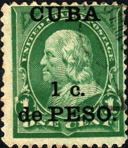 Stamp, Franklin, Cuba,  