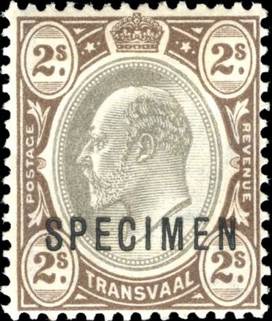 Edward VII, overprinted