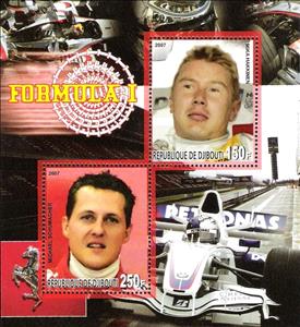 Mini Sheet, Formula I, Cinderellas,  , Formula One