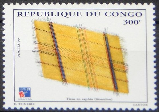 Traditional fabric made from Raffia