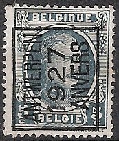 Stamp, Koning Albert I, Belgium,  , Famous People, Heads of State, Kings, Men, Royalty