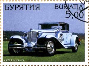 Stamp, Cord L-29 1930, Cinderellas,  , Cars
