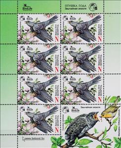 Mini Sheet, Common Cuckoo (Cuculus canorus), Belarus,  , Animals (Fauna), Birds