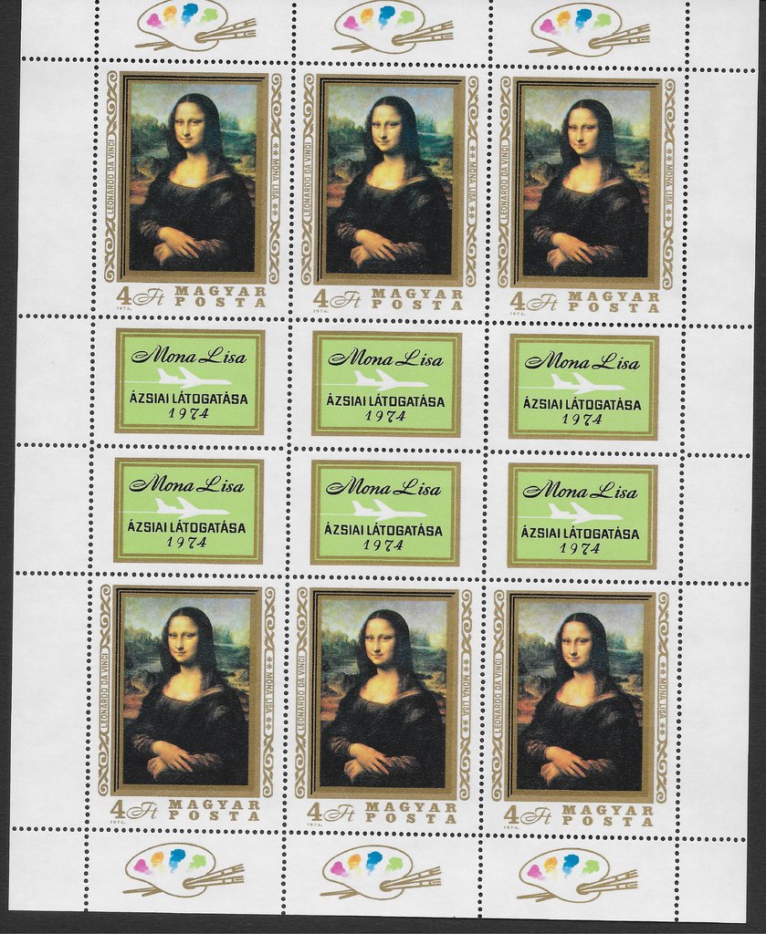 Mona Lisa visit in Asia-1974