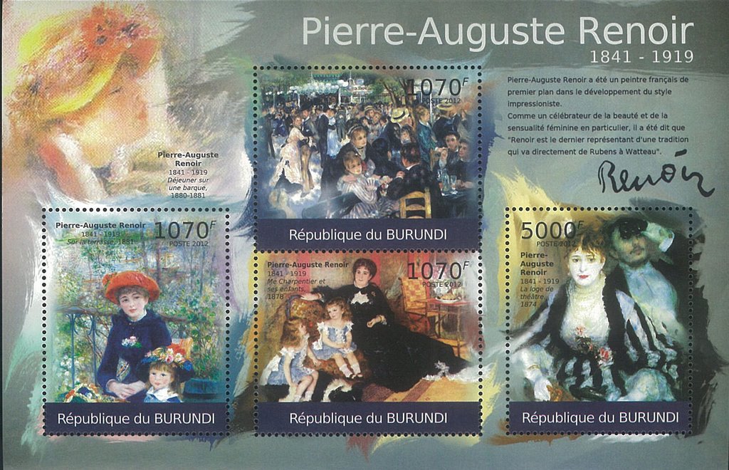 Paintings of the Pierre-Auguste Renoir